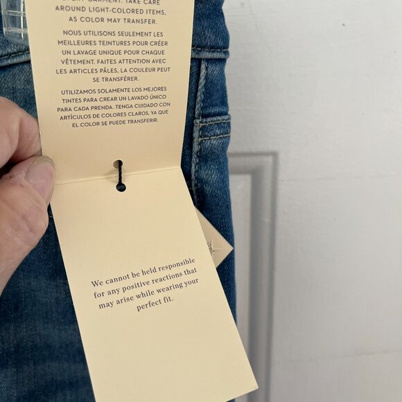 NYDJ Woman's Plus-Size Mia Palazzo Fairmont Stretch Flair Jeans Sz 14 - Picture 3 of 16